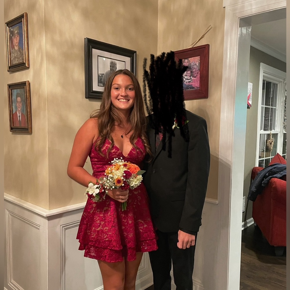 RED HOCO DRESS